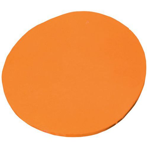 Tappeto circolare arancione 850x13mm 3 pezzi,