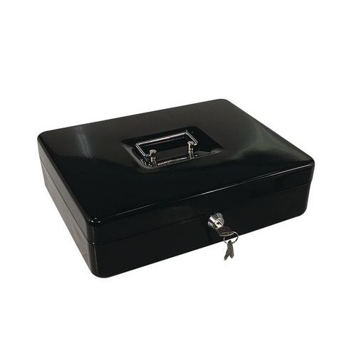 Cassetta per valuta Eco (9 scomparti) nera,