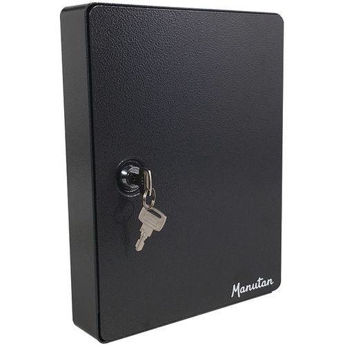 Cassetta per chiavi standard Manutan (30 ganci) grigio scuro,