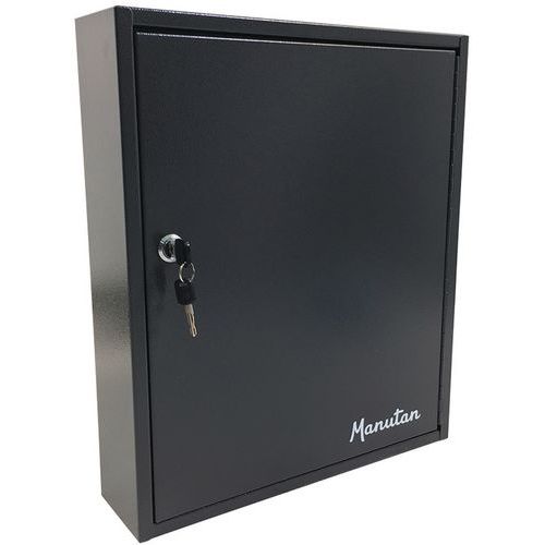 Cassetta portachiavi Manutan (150 ganci) grigio scuro,