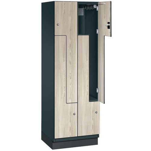 Armadietto 4 ante a L Legno 300 L 600 A 1850 P 525,