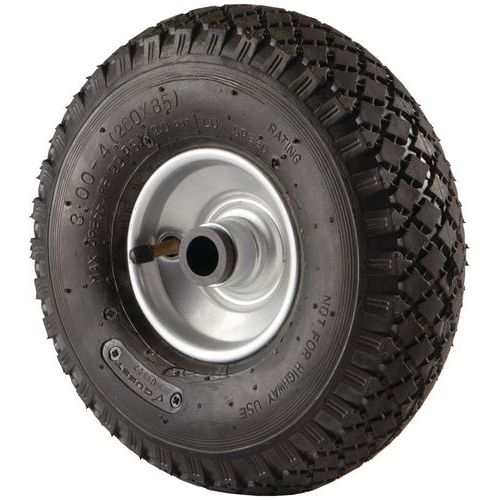 Rotelle con battistrada pneumatico Portata:200 kg l tot.:85 mm,