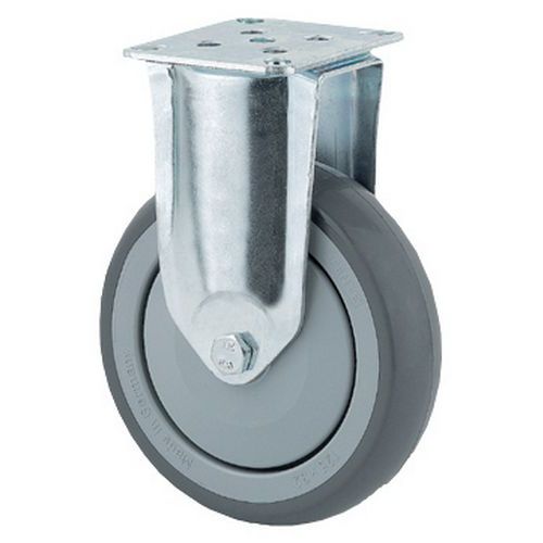 Rotella Fissa Con Piastrina H Tot:69mm Larg Tot:18mm,