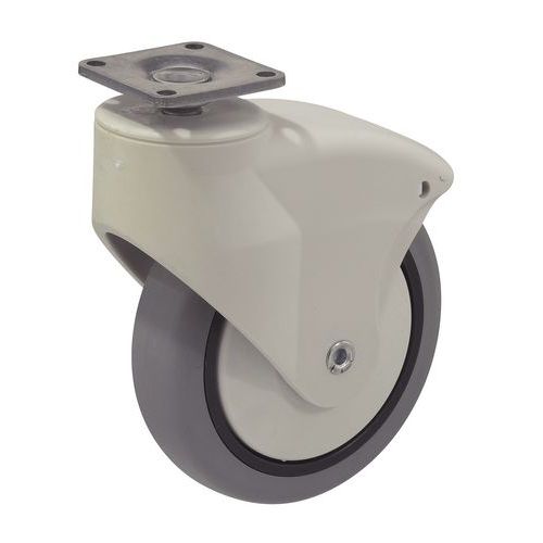 Rotella In Poliammide Diametro 100mm portata =70Kg gomma,