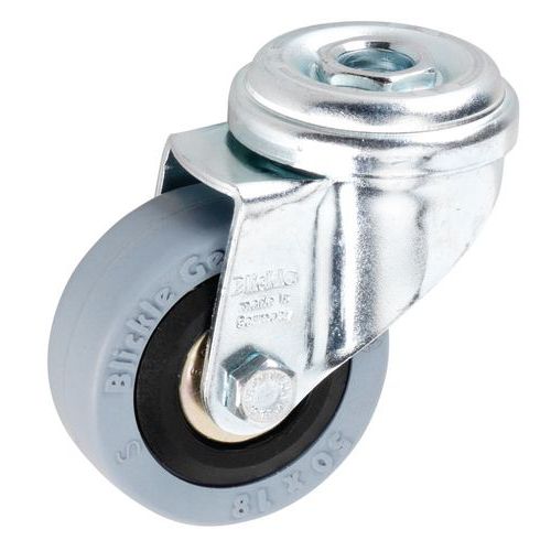 Rotella girev. Occhiello Diam 50mm Portata 60Kg Caucciù,