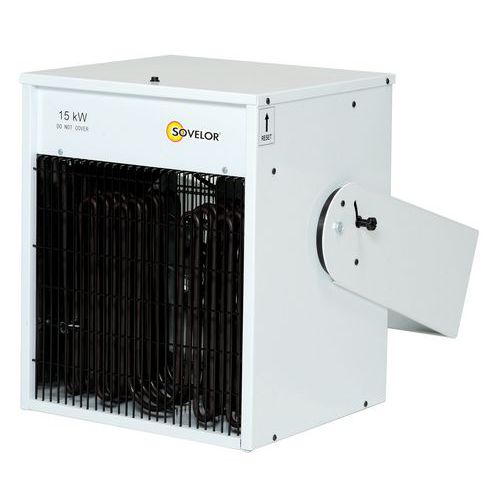 Riscaldamento da parete ad aria pulsata elettrico 400 V - 15 KW,