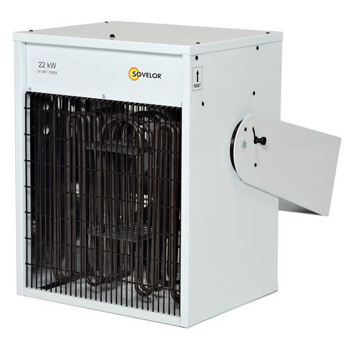 Riscaldamento da parete ad aria pulsata elettrico 400 V - 22 KW,