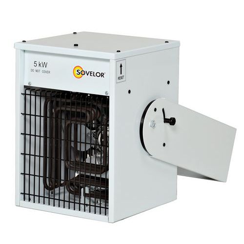 Riscaldamento da parete ad aria pulsata elettrico 400 V - 5 KW,