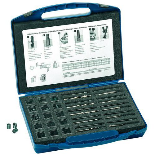 Valigetta Completa 300 Filetti Helicoil M6,