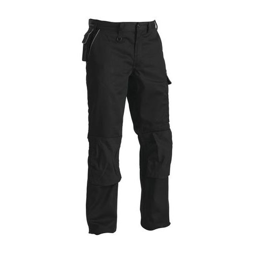 Pantaloni con piega Nero/Grigio,