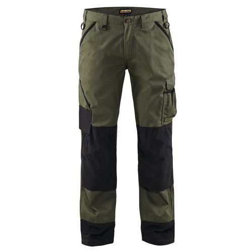 Pantaloni Garden Verde militare/Nero,
