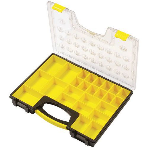 Valigetta Stanley, Colore: Giallo/Nero, N.Vasche: 25,