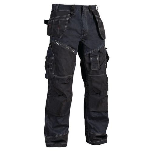 Pantaloni X1500 Cordura® DENIM Navy/Nero 40C,