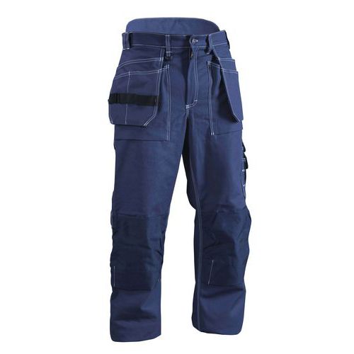Pantaloni con tasche flottanti Blu marino,