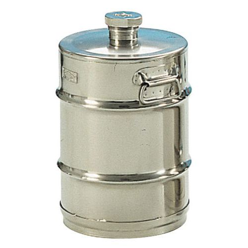 Recipiente Inox 25 Litri Con coperchio,