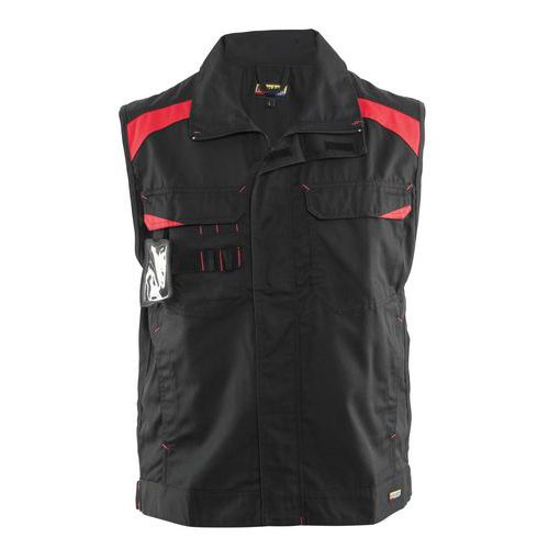 Gilet Industria  Nero/Rosso,