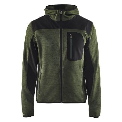 Blaklader Uomo Verde Felpa Con Cappuccio - Immagine 3