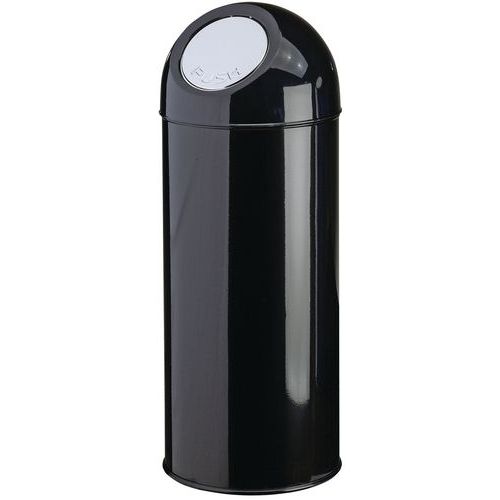 Pattumiera Cupola 55L Nera 83,5 X Dia 31,