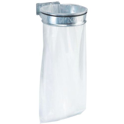 Supporto a parete per sacco rifiuti 110L galv-Manutan Expert,