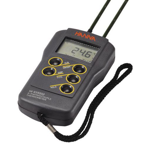 Termometro HI935002 a termocoppia, 2 canali,