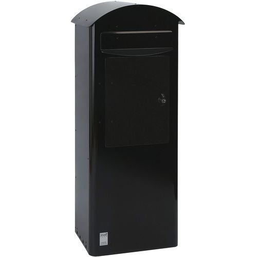 Cassetta delle lettere Khartoum L: 35 A:100 cm metallo nero,