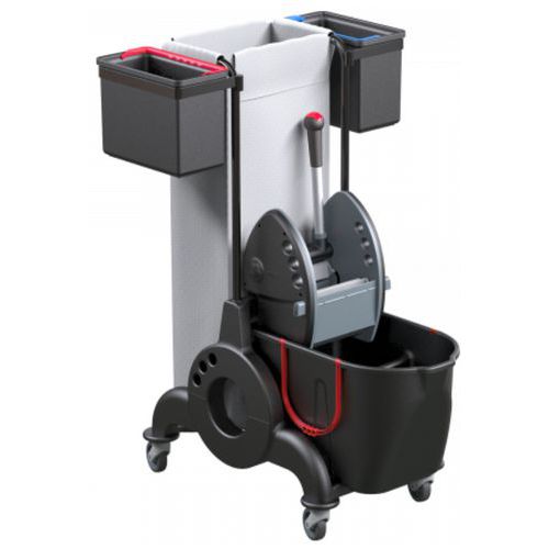 GIOTTO R TOP BIN 1 + SECCHIO DOPPIA VASCA E DUE SECCHIELLI,