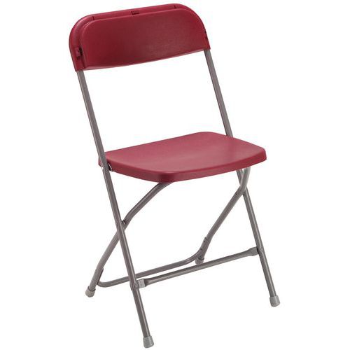 Sedia Pieghevole Europa Colore:Bordeaux H Seduta:45,