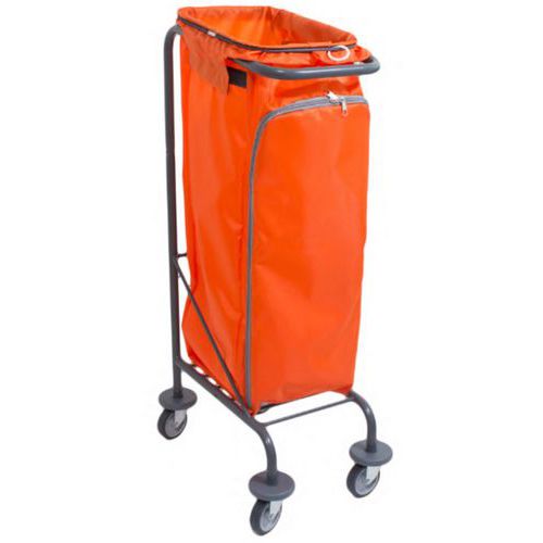 CARRELLO PORTA SACCO MULTI BIN 1 CROMATO,