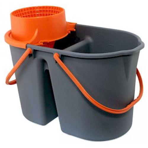 AMBO - secchio Lt 15 doppiavasca in PP completo di strizzino,