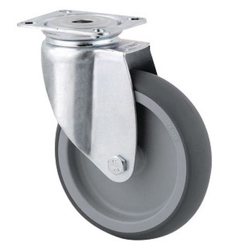 Rotella fissa con piastrina - Portata 70 kg,