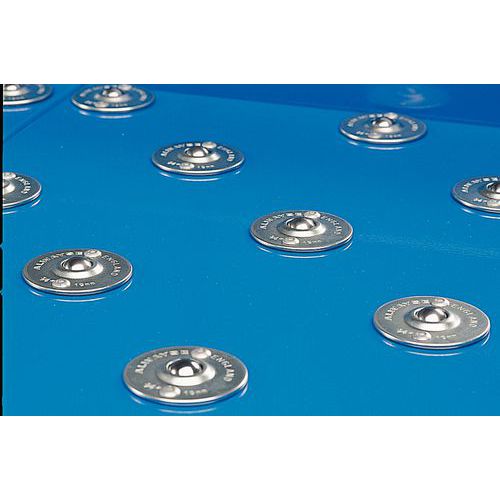 Piano a sfere senza piedi dim. 476x476 mm passo 50 mm,