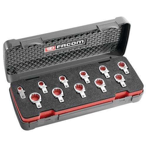 Scatola di punte 9 x 12 mm poligonali metriche _ 12.J11,