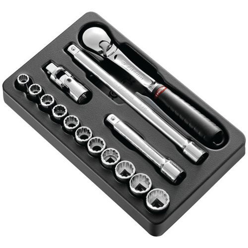 Modulo chiavi a bussola 1/2 pollici 12 scanalature - MOD.SL161-112U,