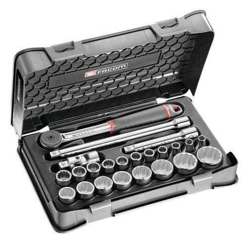 Set di chiavi a bussola metriche a 12 scanalature da 1/2 - S.161-3P12,