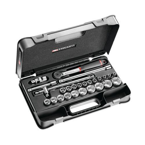 Cofanetto di bussole 1/2 esagonali metriche,