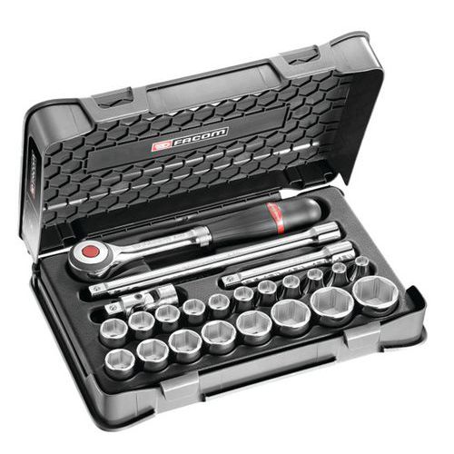 Cassetta di bussole 1/2 esagonali metriche _ S.360-3P6,