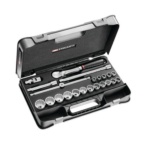 Set di chiavi a bussola da 1/2 in pollici 12 scanalature - SL.161-2P12U,