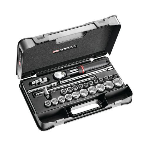 Cassetta di chiavi a bussola esagonali 1/2 metriche _ SXL.161-4P6,