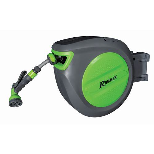 Avvolgitubo Acquaroll con tubo da 20 m Ø interno 15 mm,