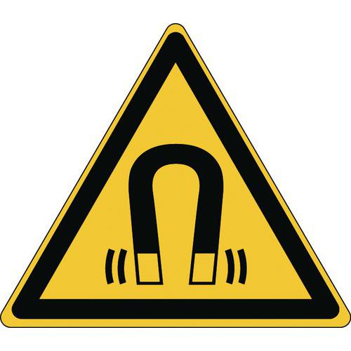 Cartello Pericolo - Sostanze radioattive  Rigido 87 x 100 mm,