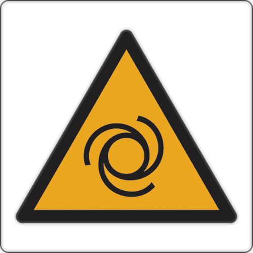 cartello 20x20 cm (attenzione, avviamento automatico),