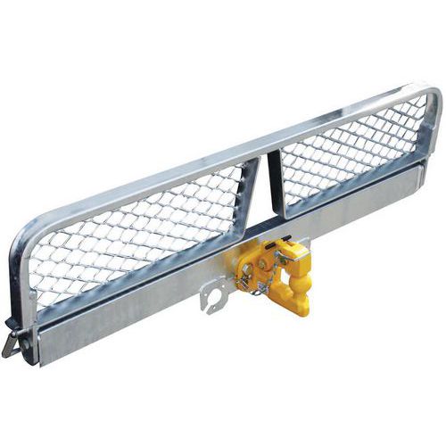 Pedana totalmente sollevabile 1200 x 200 con traino,