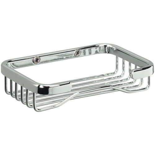 Porta-Sapone In Acciaio Cromato H 9,1 cm,
