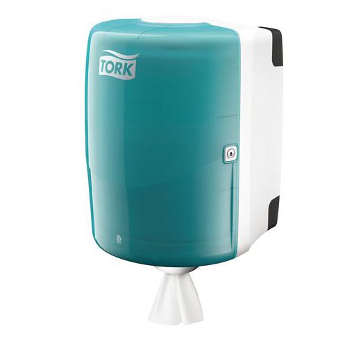 Tork Distributore di rotoli di carta a parete, Nero, W5, rotolo coperto per l'igiene, 209167
