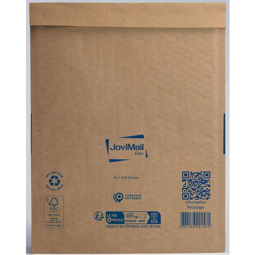 100 buste imbottite con pluriball - Kraft - 27x36 mm,