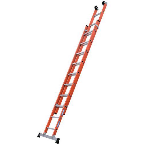 Scala isolante scorrevole a mano fibra agrip 2x10,