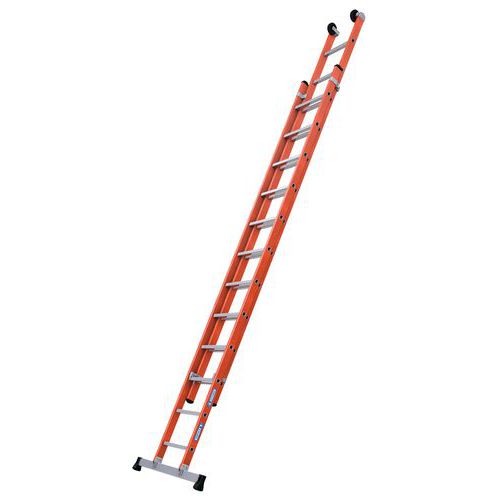 Scala isolante scorrevole a mano fibra agrip 2x12,