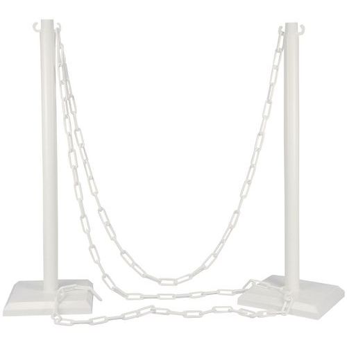 DMS SET 2 PALETTI DI DELIMITAZIONE- CON BASE RIEMPIBILE,CATENA IN