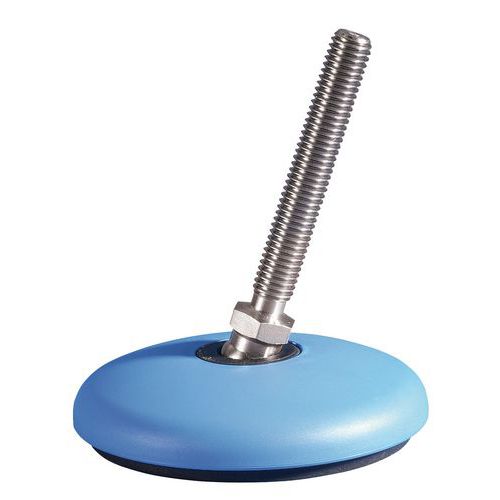 Gedotec Piedini regolabili, Gambe per Tavoli e mobili 42 mm Finish Acciaio Inox Altezza 80 Gedotec Piedini regolabili, Gambe per Tavoli e mobili 42 mm Finish Acciaio Inox Altezza 80