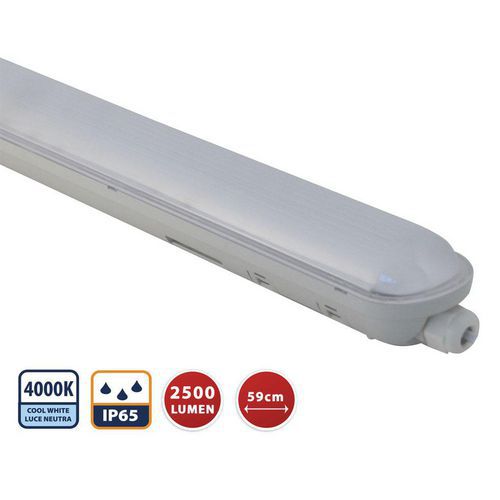 Lampada tubolare impermeabile IP65 led integr 150cm 6600LM,